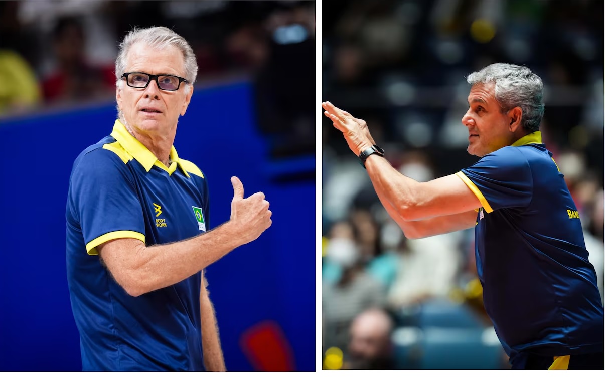 Bernardinho e Zé Roberto são campeões olímpicos e mundiais como treinadores das seleções. (Foto: Divulgação)